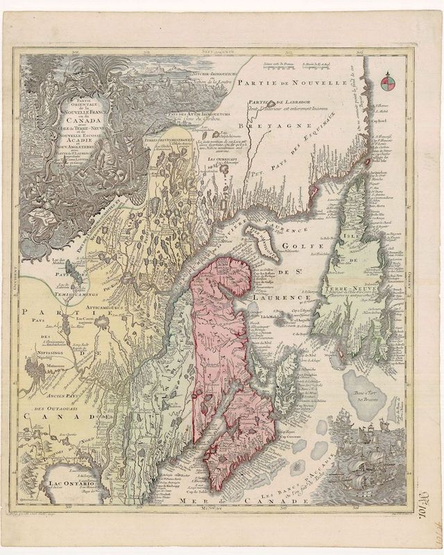 Nova Scotia um das Jahr 1760