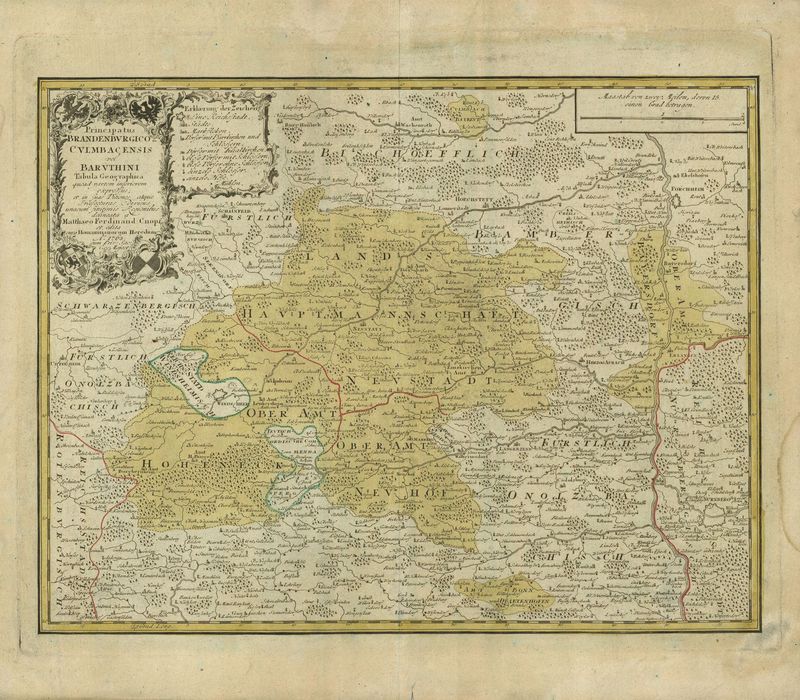 Brandenburg im Jahr 1763 von Homann Erben