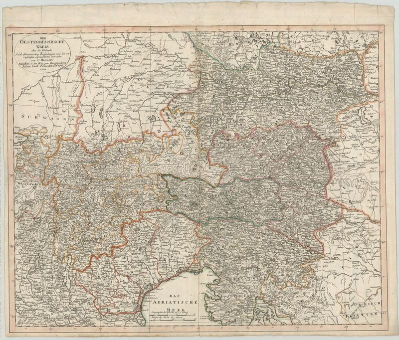 Österreich im Jahr 1804 von Konrad  Mannert, Adam Gottlieb  Schneider und Christoph  Weigel