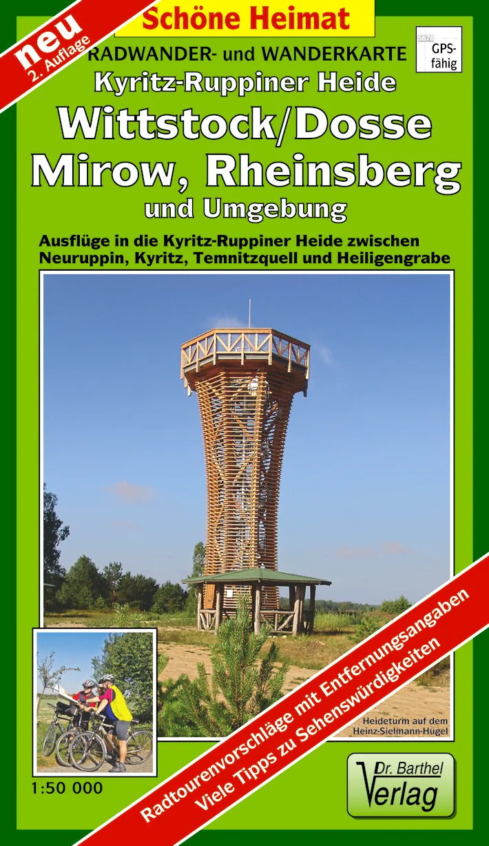 237 Kyritz-Ruppiner Heide, Wittstock/Dosse, Mirow, Rheinsberg und Umgebung 1:50.000