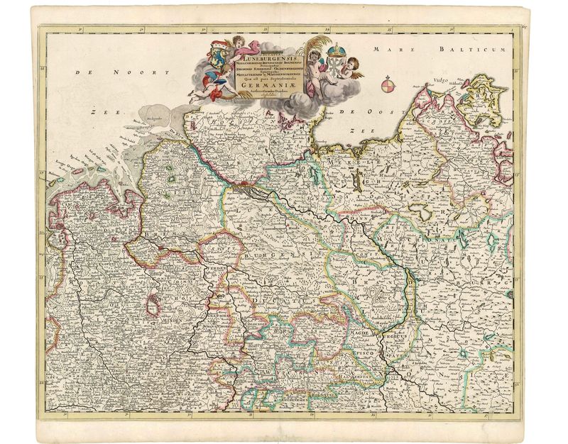 Norddeutschland im Jahr 1700