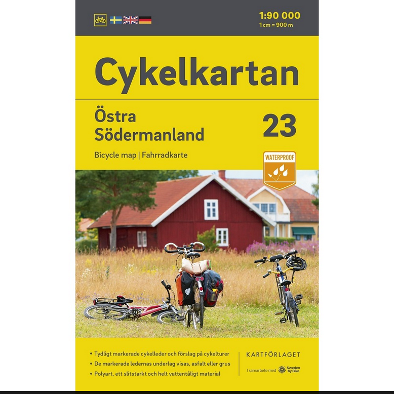 Norstedts Cykelkartan - Fahrradkarten Schweden 1:90.000