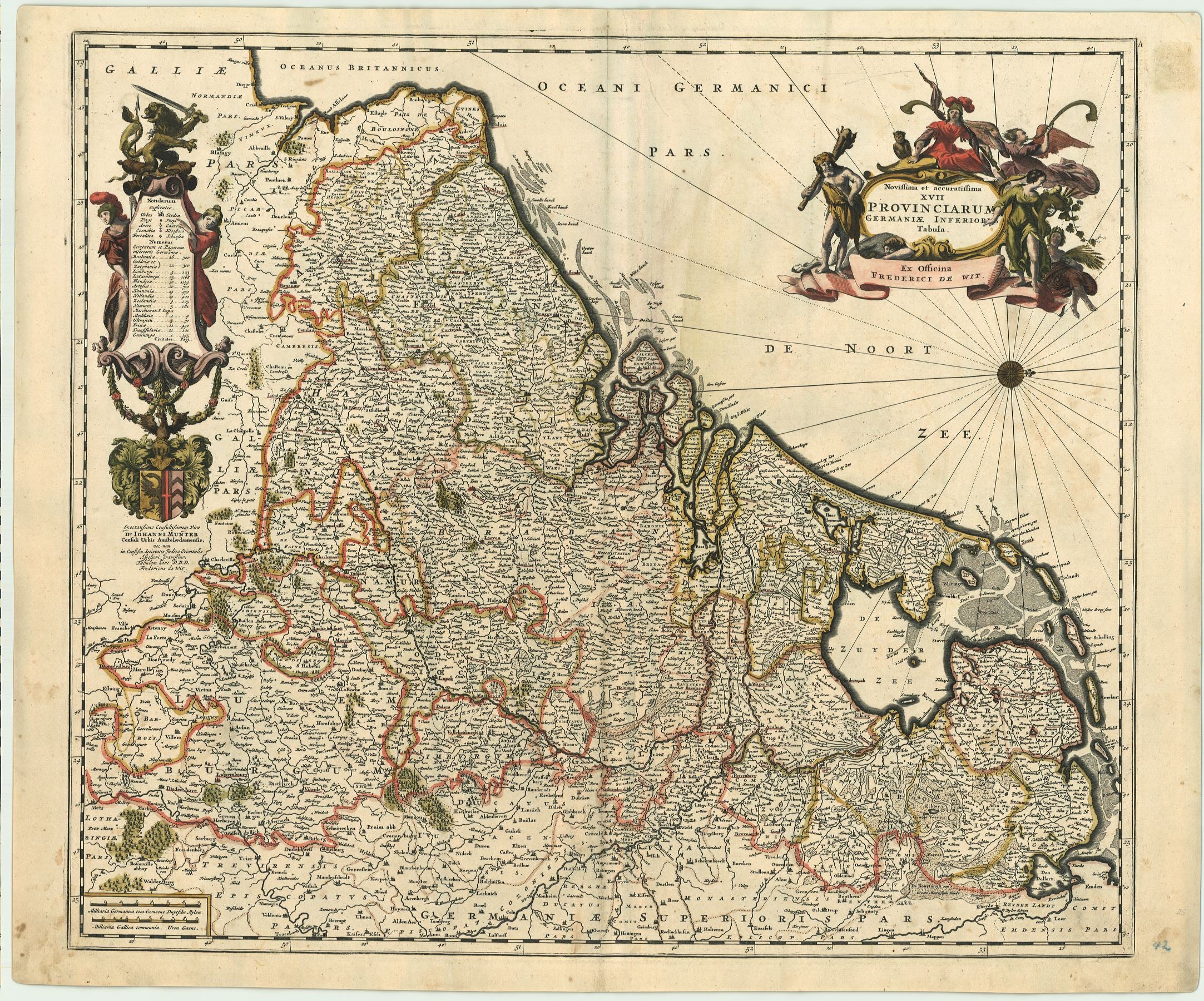 Niederlande in der Zeit um 1680 von Frederik de Wit