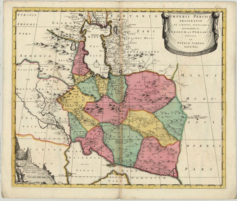 Persien im Jahr 1722 von Peter Schenk