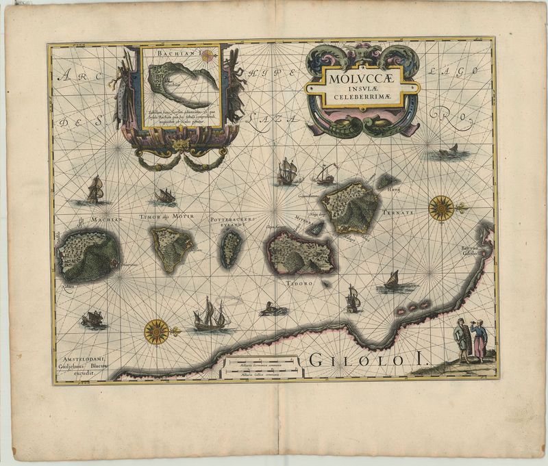 Molukken um das Jahr 1635 von Willem Janszoon Blaeu