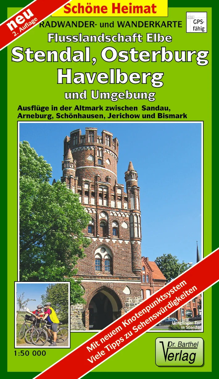 243 Flusslandschaft Elbe, Stendal, Osterburg, Havelberg und Umgebung 1:50.000