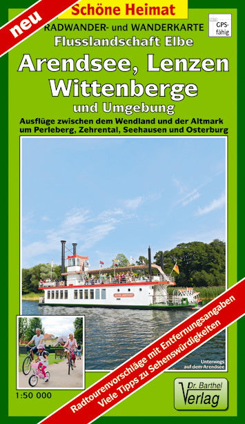 244 Flusslandschaft Elbe, Arendsee, Lenzen, Wittenberge und Umgebung 1:50.000