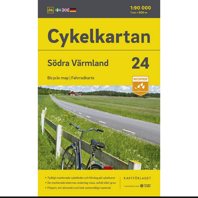 Norstedts Cykelkartan - Fahrradkarten Schweden 1:90.000
