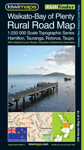 Waikato-Bay of Plenty (Neuseeland) - 1:250.000