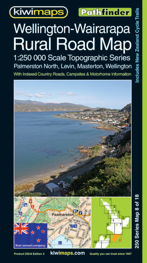 Wellington-Wairarapa (Neuseeland) - 1:250.000