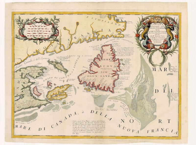 Nova Scotia im Jahr 1695