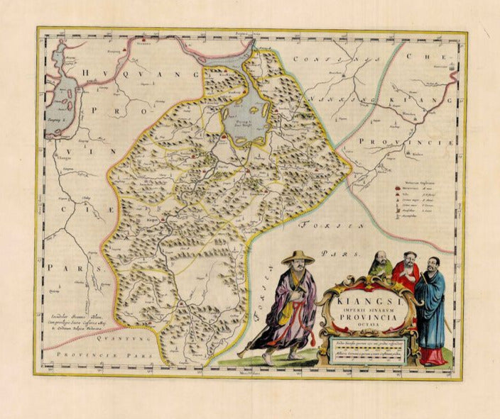 Chinesische Provinz Jiangxi im Jahr 1655