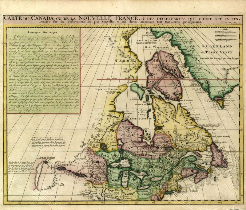 Kanada im Jahr 1718 von Henri Abraham Châtelain