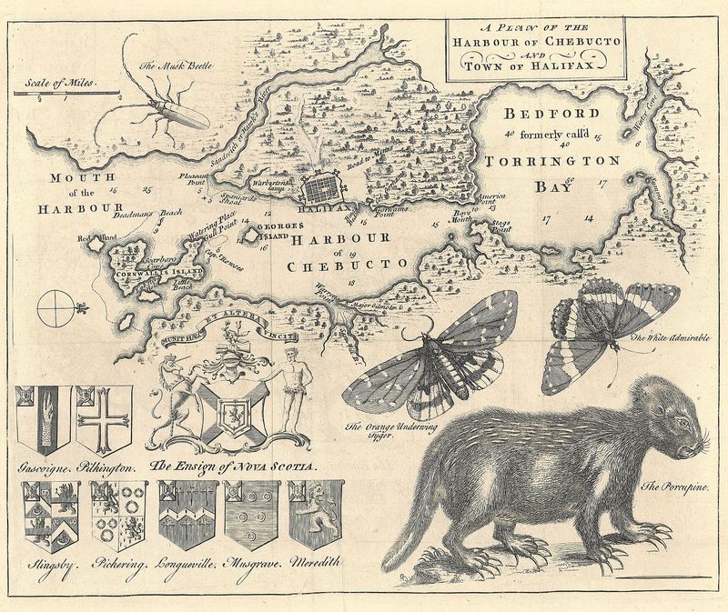 Kanada im Jahr 1750 von Moses Harris