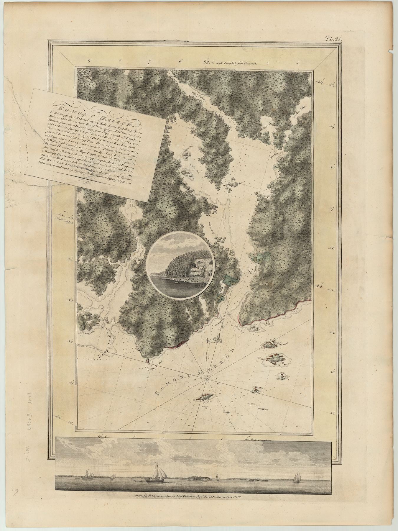 Kanada im Jahr 1779 von Joseph Fredrick Wallet Des Barres