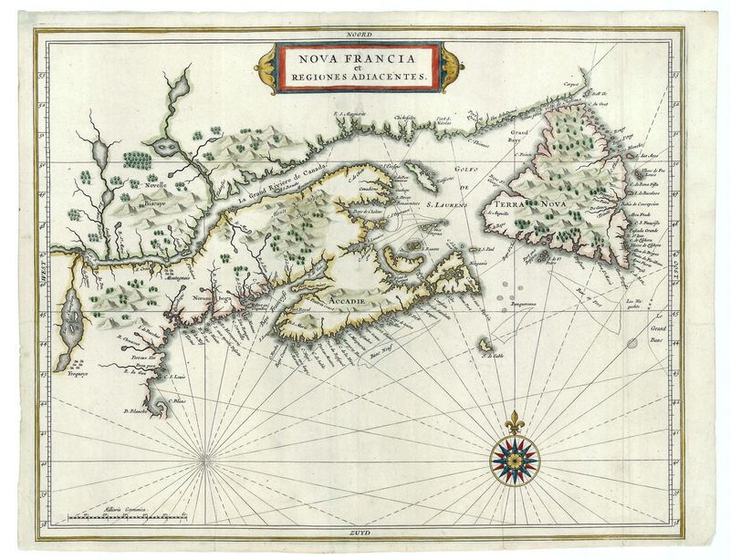 Nova Scotia um das Jahr 1630