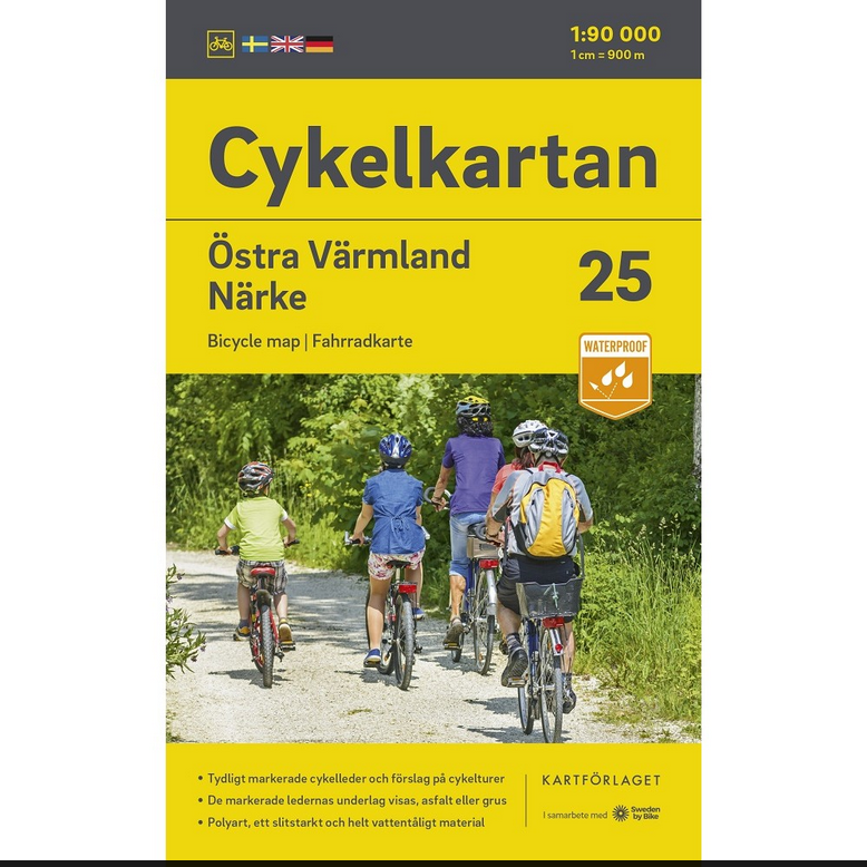 Norstedts Cykelkartan - Fahrradkarten Schweden 1:90.000