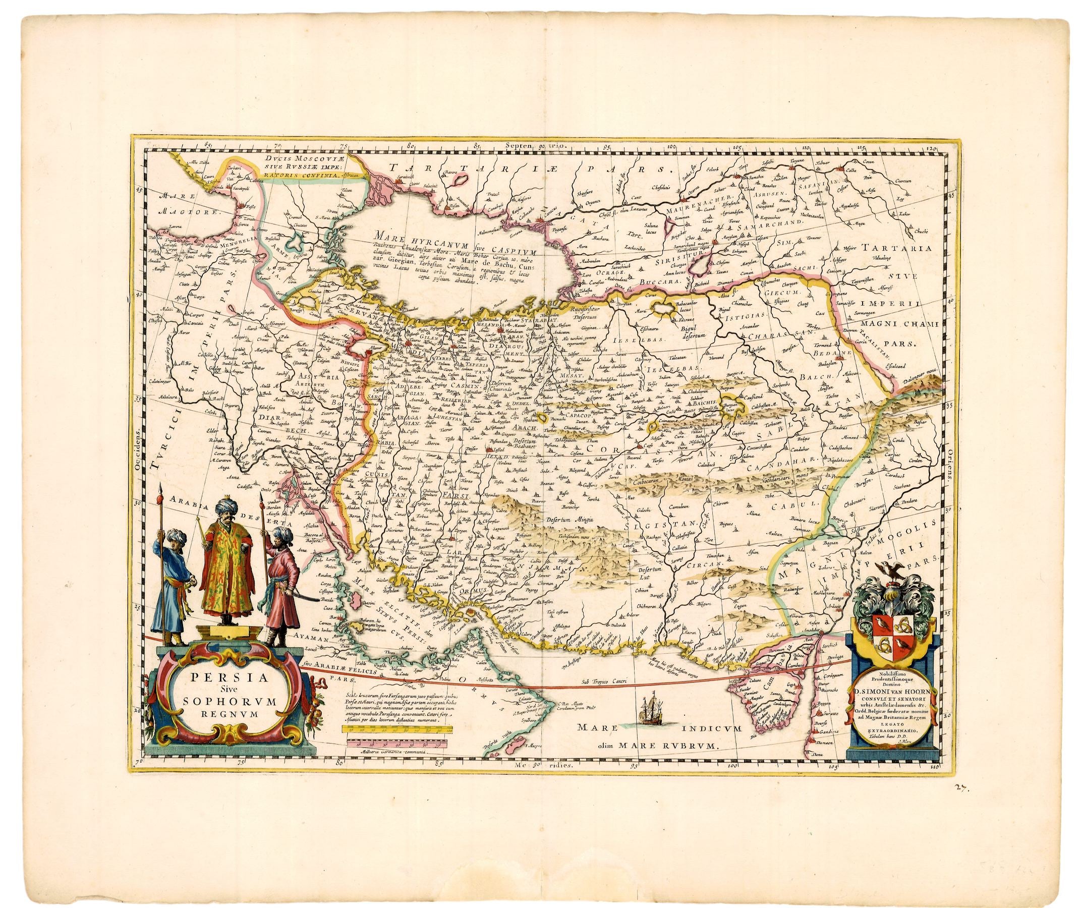 Persien in der Zeit um 1662 von Joan Blaeu