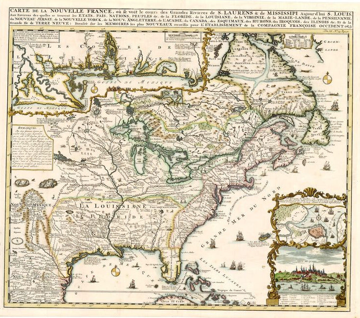 Nordamerika im Jahr 1719