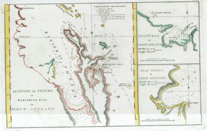 Der Norden von Neuseeland um das Jahr 1795 von James Cook