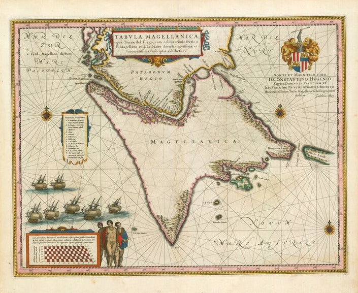 Magellanstrasse im Jahr 1635