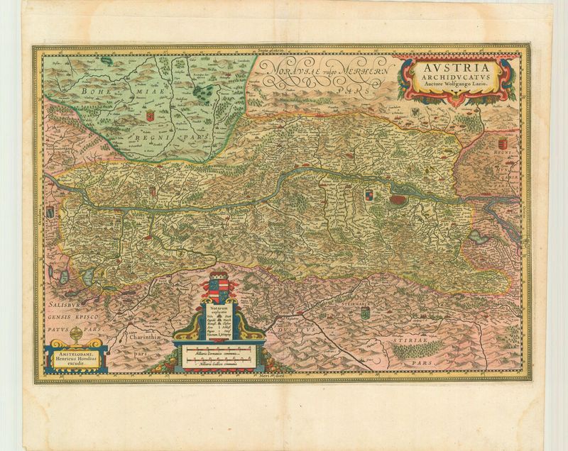 Österreich im Jahr 1631 von Henricus Hondius