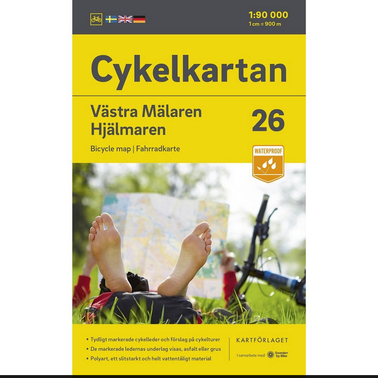 Norstedts Cykelkartan - Fahrradkarten Schweden 1:90.000