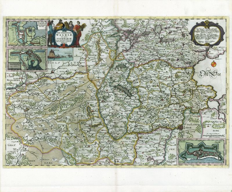 Wagrien und Stormarn im Jahr 1662 von Johannes Mejer