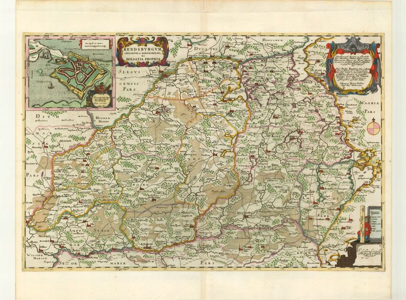 Rendsburg und Kiel im Jahr 1662