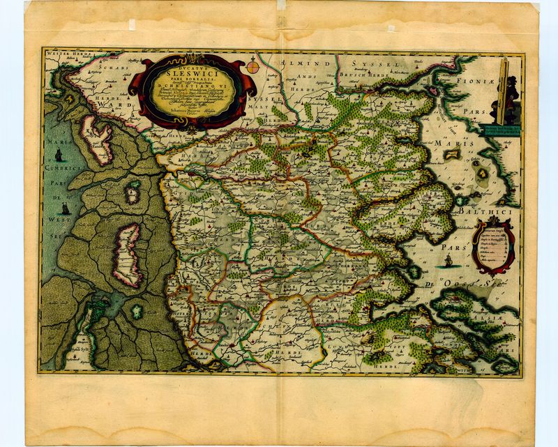 Schleswig im Jahr 1662 von Johannes Mejer