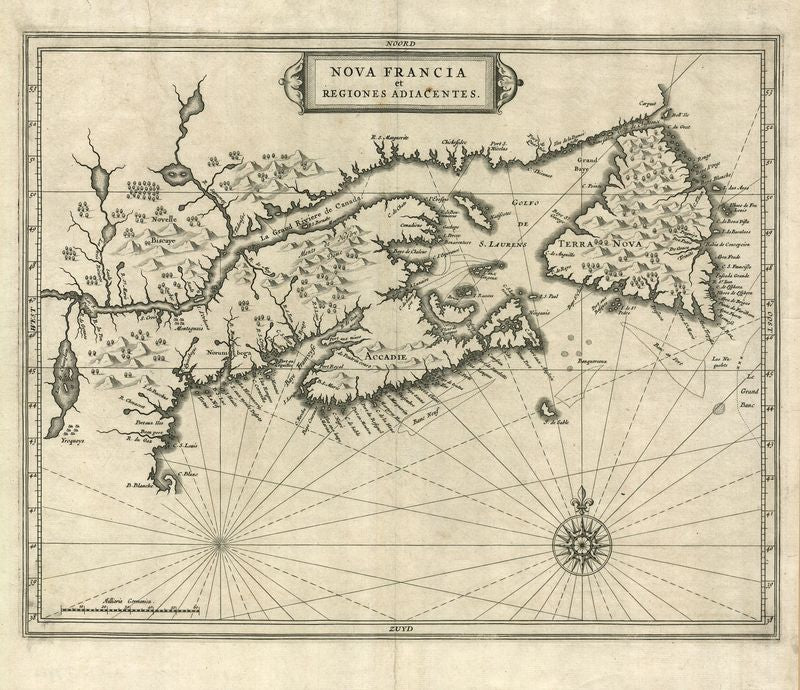 Nova Scotia um das Jahr 1630