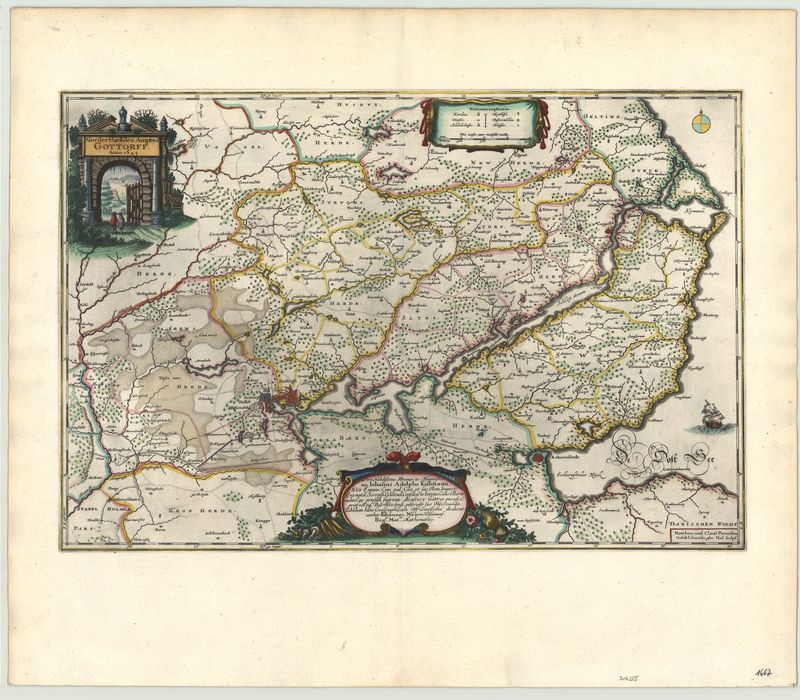 Gottorf-Schlei im Jahr 1649 von Johannes Mejer