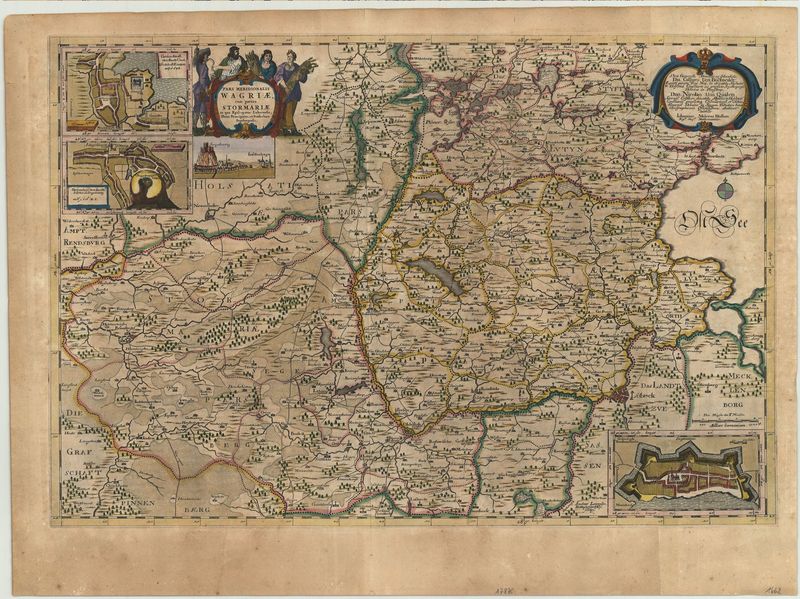 Wagrien im Jahr 1652 von Johannes Mejer