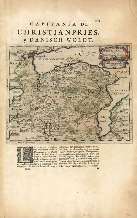 Dänische Wohld und Kiel im Jahr 1652