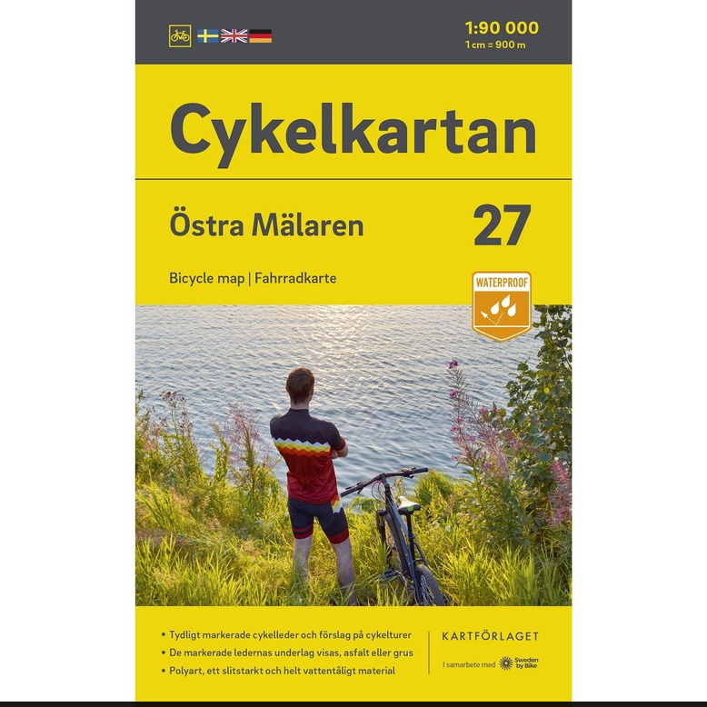 Norstedts Cykelkartan - Fahrradkarten Schweden 1:90.000