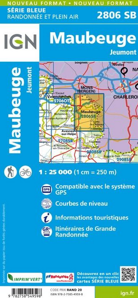 Champagne Nord 1:25.000 - Topographische Karte Frankreich