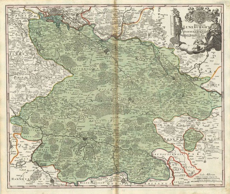 Lüneburg und Dannenberg um das Jahr 1720