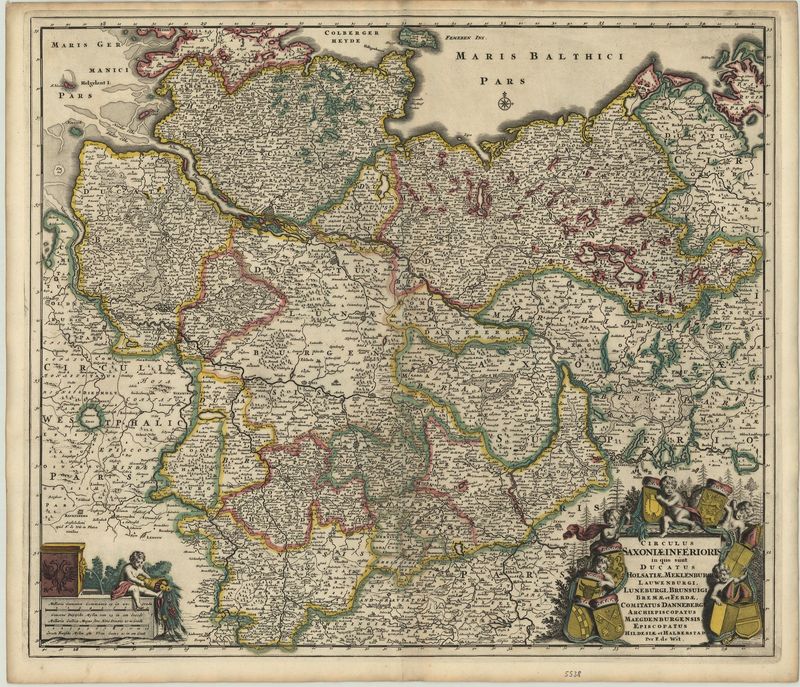Niedersachsen um das Jahr 1680