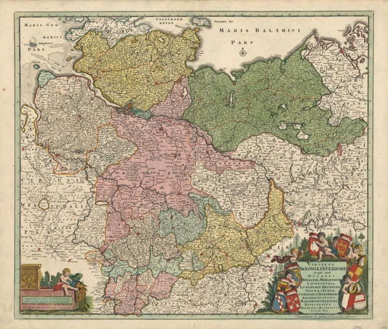 Niedersachsen um das Jahr 1730