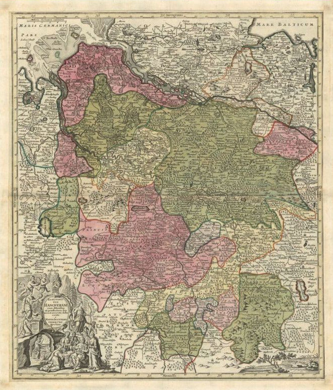 Kurfürstentum Hannover um das Jahr 1731
