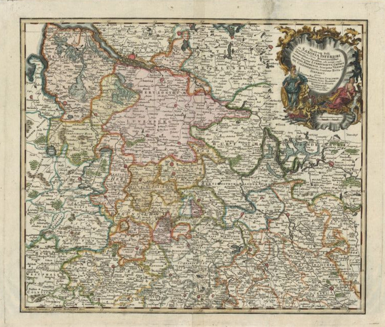 Niedersachsen um das Jahr 1740