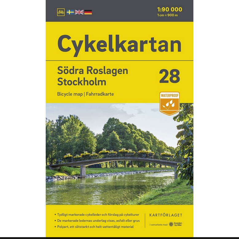 Norstedts Cykelkartan - Fahrradkarten Schweden 1:90.000