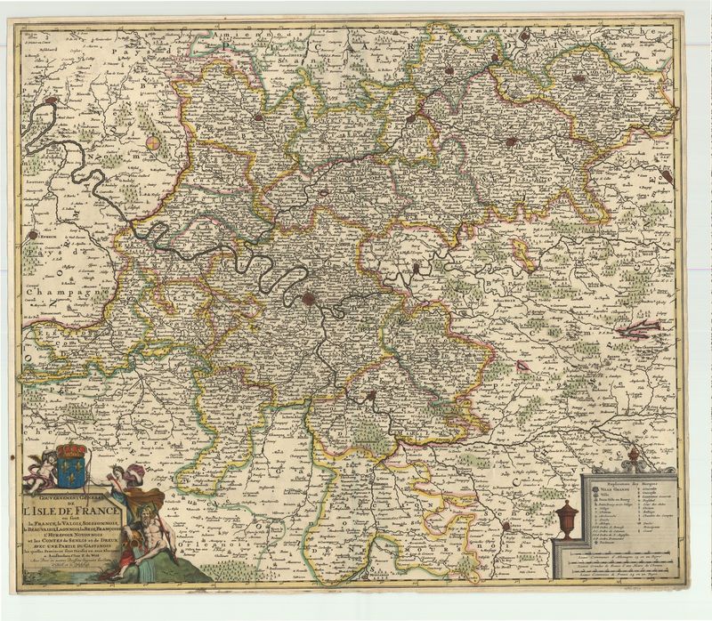 Frankreich im Jahr 1690 von Frederick de Wit