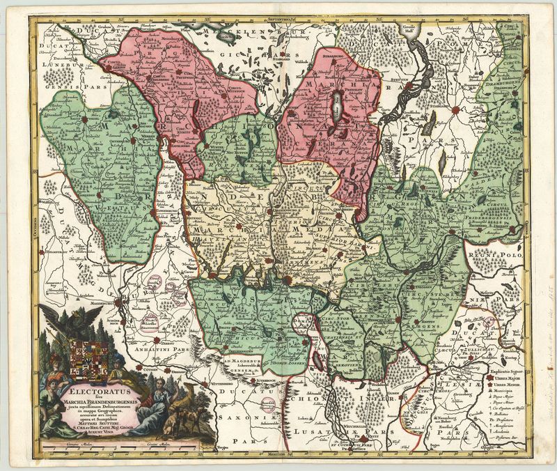 Brandenburg um das Jahr 1725