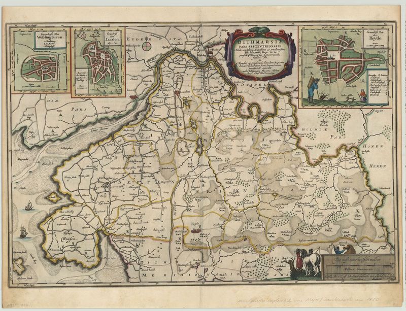 Dithmarschen im Jahr 1663 von Johannes Mejer