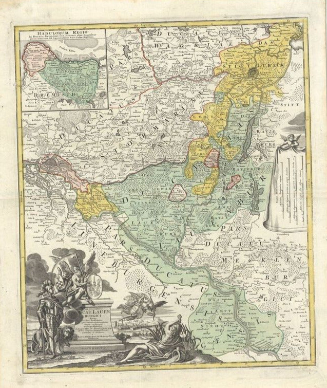 Lauenburg im Jahr 1729