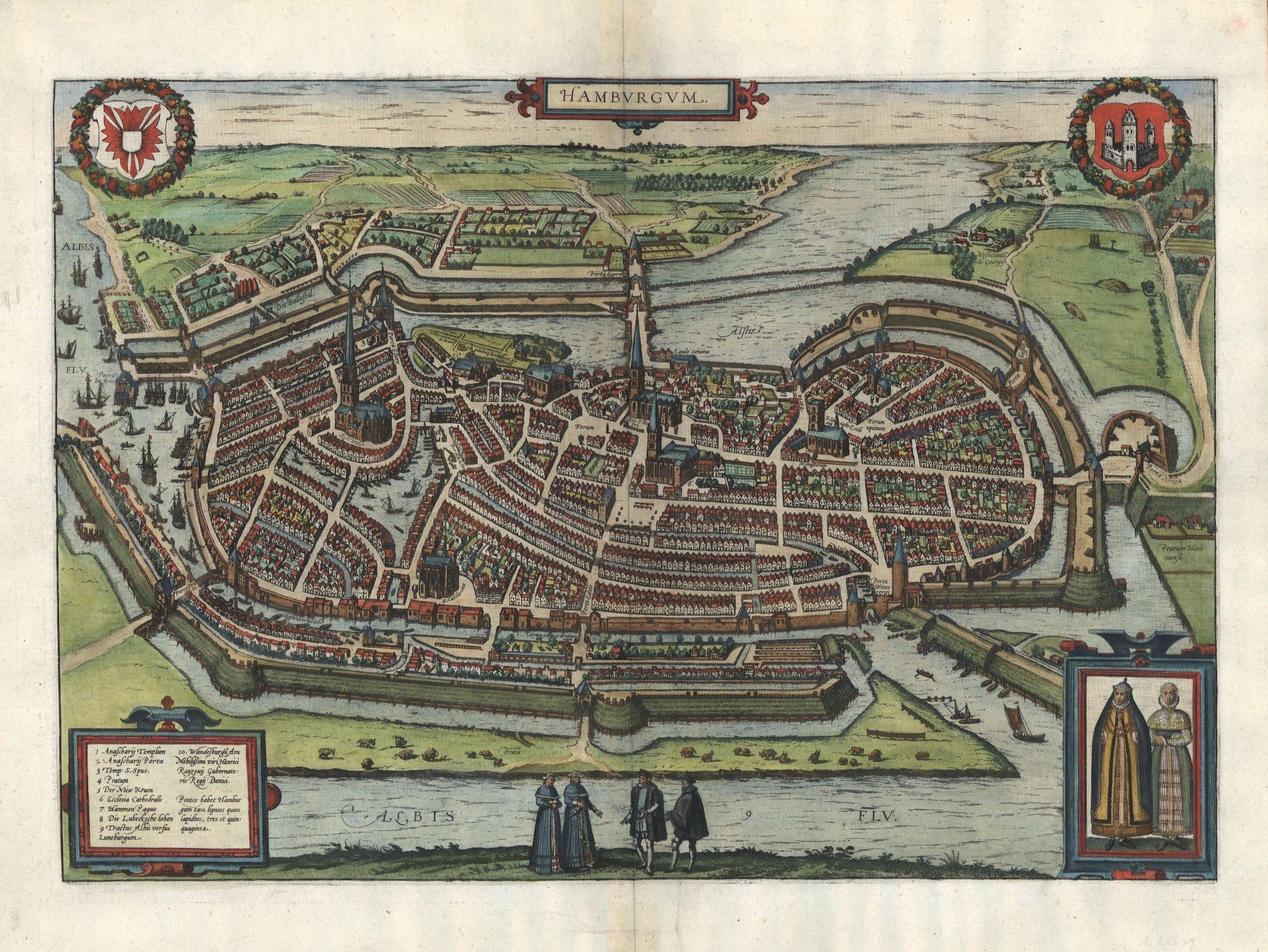 Hamburg im Jahr 1572