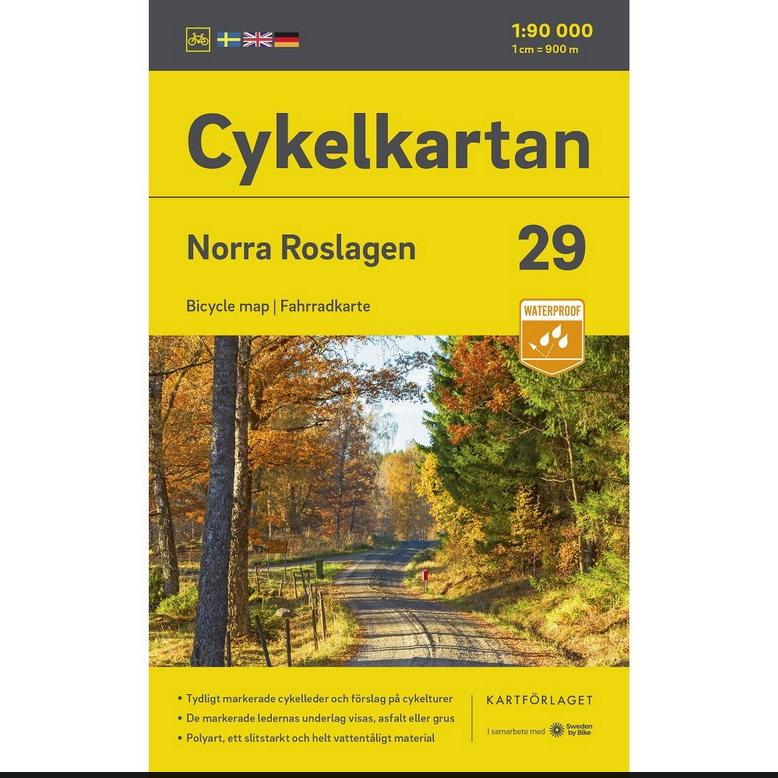 Norstedts Cykelkartan - Fahrradkarten Schweden 1:90.000