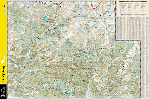 3004 Langtang Adventure Map