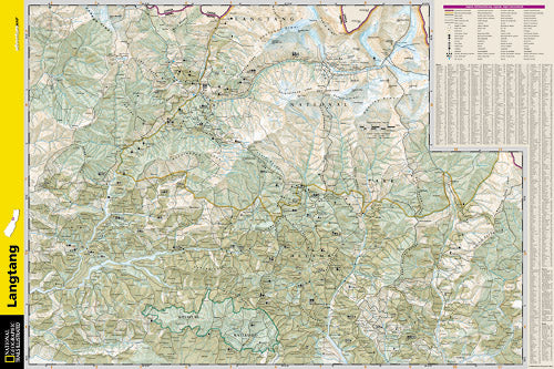 3004 Langtang Adventure Map